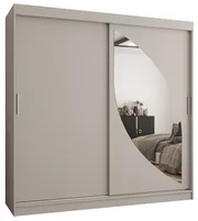 Skriňa Milo 200 cm Sivá