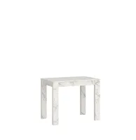 Rozkladací stôl Kammono 90/135/180x75 cm Biela
