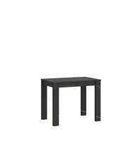 Rozkladací stôl Kammono 90/135/180x75 cm Čierna