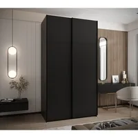 Skriňa s posuvnými dverami Lux 1 140 Čierna