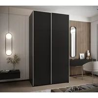 Skriňa s posuvnými dverami Lux 1 140 Čierna