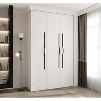 Skriňa Como 2 150 Biela Čierna