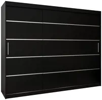 Posuvná skriňa Verona 1 250 cm Čierna