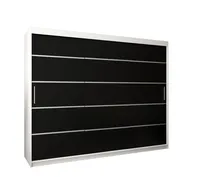 Posuvná skriňa Verona 1 250 cm Biela Čierna