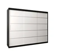 Posuvná skriňa Verona 1 250 cm Biela Čierna