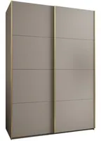 Skriňa s posuvnými dverami Lux 1 170 Sivá Žltá
