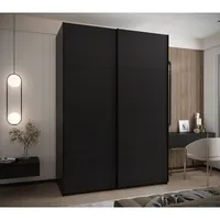 Skriňa s posuvnými dverami Lux 1 170 Čierna