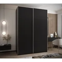 Skriňa s posuvnými dverami Lux 1 170 Čierna