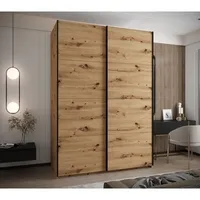 Skriňa s posuvnými dverami Lux 1 170 Svetlohnedé drevo