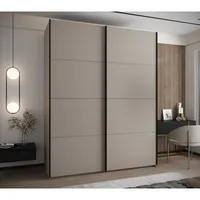 Skriňa s posuvnými dverami Lux 1 190 Sivá Čierna