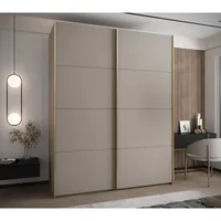 Skriňa s posuvnými dverami Lux 1 190 Sivá Žltá