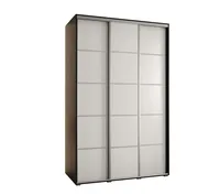 Skriňa Cannes 4 150 hĺbka 60 cm Biela Čierna