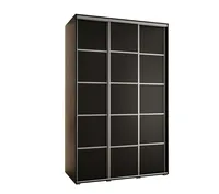Skriňa Cannes 4 150 hĺbka 60 cm Čierna