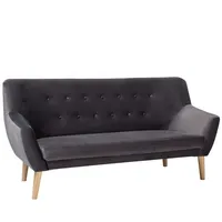 Pohovka Nordic 3 Velvet Sivá