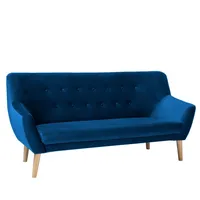 Pohovka Nordic 3 Velvet Modrá