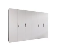 Skriňa Sandi 1 300 cm Biela Sivá