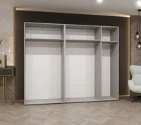 Skriňa Piano 2 250 Sivá Čierna