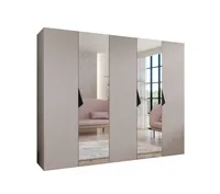 Skriňa Sandi 2 250 cm Sivá Čierna
