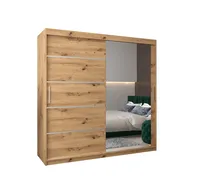 Skriňa s posuvnými dverami Verona 2 200 Svetlohnedé drevo