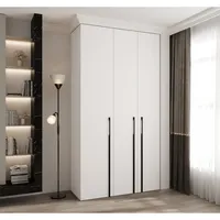 Skriňa Como 3 130 Biela Čierna