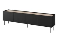 TV stolík Desin 220 cm s 2 zásuvkami
