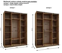 Skriňa s posuvnými dverami Lux 2 170 Biela