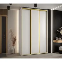 Skriňa s posuvnými dverami Davos 1 150 cm 45 cm hĺbky Biela