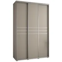 Skriňa s posuvnými dverami Dakota 10 160 45 hĺbky Sivá