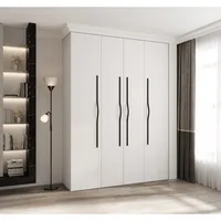 Skriňa Como 2 180 Biela Čierna