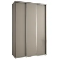 Skriňa s posuvnými dverami Dakota 1 150 cm 45 cm hĺbky Sivá