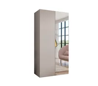 Skriňa Sandi 2 100 cm Sivá Žltá