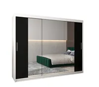 Posuvná skriňa Tokyo 2 250 cm Biela Čierna