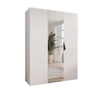 Skriňa Sandi 2 150 cm Biela Čierna