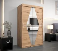 Skriňa s posuvnými dverami Boliwia 120 Svetlohnedé drevo