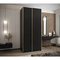 Skriňa s posuvnými dverami Lux 1 110 Čierna