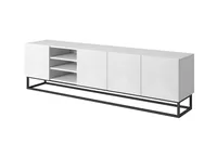 TV stolík Asha 200 s výklenkom na kovovom ráme