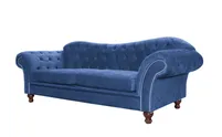 Trojmiestna pohovka Chesterfield Sheffield Modrá