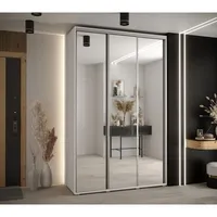 Skriňa s posuvnými dverami Davos 2 160 cm 45 cm hĺbky Biela