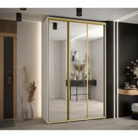 Skriňa s posuvnými dverami Davos 2 160 cm 45 cm hĺbky Biela