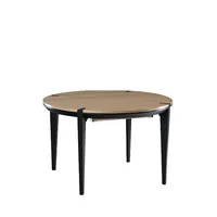 Okrúhly rozkladací stôl 120 cm Orion Svetlohnedé drevo