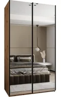 Skriňa s posuvnými dverami Lux 2 140 Svetlohnedé drevo