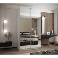 Skriňa s posuvnými dverami Lux 2 140 Biela