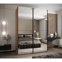 Skriňa s posuvnými dverami Lux 2 180 Svetlohnedé drevo