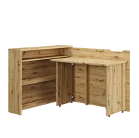 Písací stôl Work Concept Svetlohnedé drevo