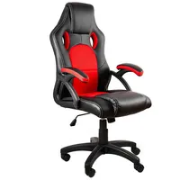 Otočné kreslo Dynamiq V7 Čierna Červený