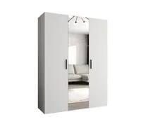 Skriňa Bari 2 150 cm Biela Čierna