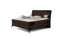 Kontinentálna posteľ 140 Laos Drevo tmavohnedé
