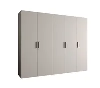 Skriňa Bari 1 250 cm Sivá Čierna