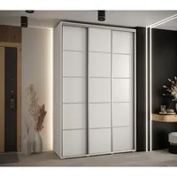 Skriňa s posuvnými dverami Davos 4 150 45 cm hĺbky Biela