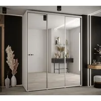 Skriňa s posuvnými dverami Davos 2 200 cm 60 cm hĺbky Biela